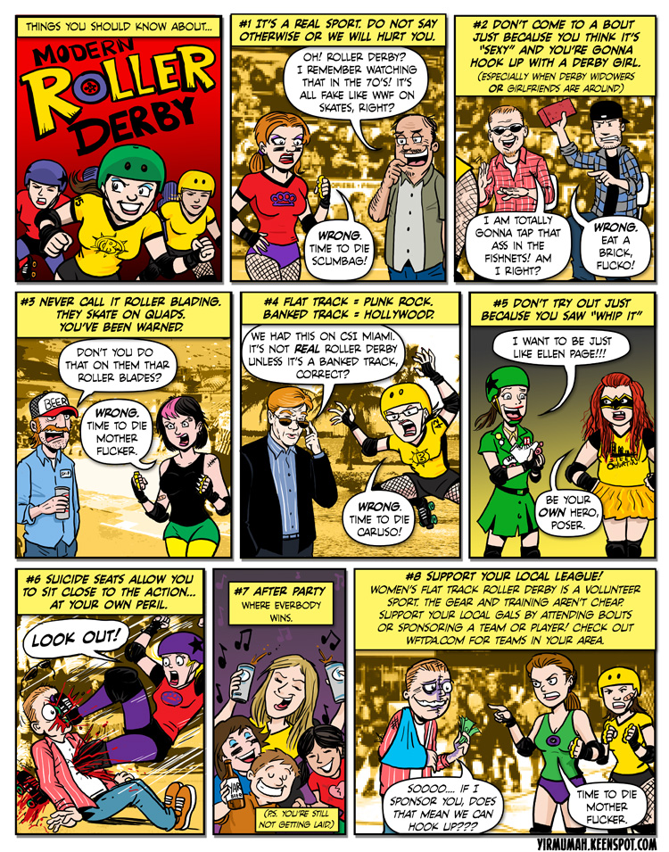 Roller Derby Comic